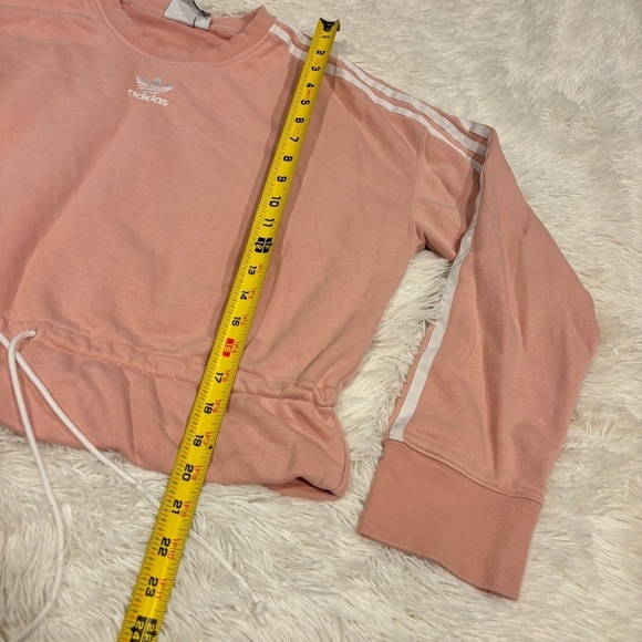 Adidas Originals Bellista Spring Summer Crewneck Sweatshirt Spirit Pink Medium - Picture 5 of 12